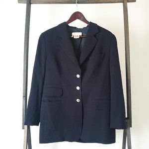 VINTAGE ESCADA NAVY BLAZER JACKET